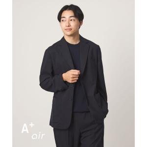 ジャケット テーラードジャケット A+ air TWトロピカル 無地 2B リラックス 2P セットアップ ジャケット -ウォッシャブル・通気性-