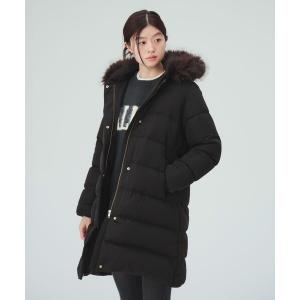 ダウンコート ダウンジャケット 河田フェザー ロング ダウンコート レディース