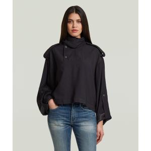 ブラウス シャツ Anorak Shirt/ミリタリーディテールスタンドカラーアノラックシャツ レディース