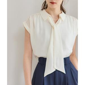 ブラウス シャツ 半袖 撥水Manywaysデザイン半袖ブラウス レディース