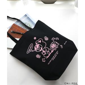 mezzo piano レッスンバッグ 「しなこちゃん×ミミポポ」トートバッグ