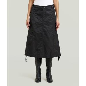 スカート Parachute Skirt/ミリタリーディテールパラシュートスカート