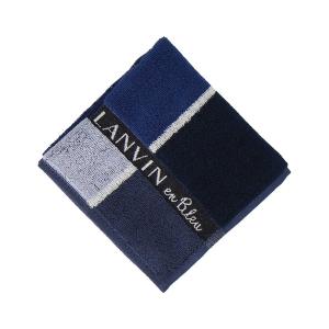 ハンカチ らんきゅう様 LANVIN en Bleu ハンカチ 先染めハンカチ メンズ レディース