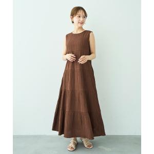 ワンピース 夏 ノースリーブ ティアードワンピー...の商品画像