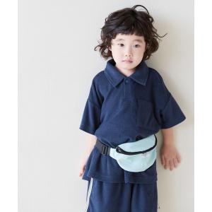 tシャツ パイルポロＳＳ　831277 キッズ 子供服 男の子 女の子