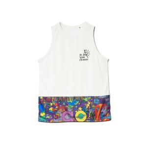 タンクトップ Drymix サイケ 切替 タンクトップ メンズ レディース