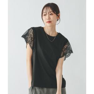 「GLOBAL WORK」 半袖カットソー MEDIUM ブラック レディース