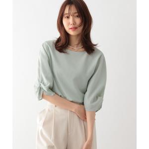 「GLOBAL WORK」 半袖ブラウス M ミント レディース