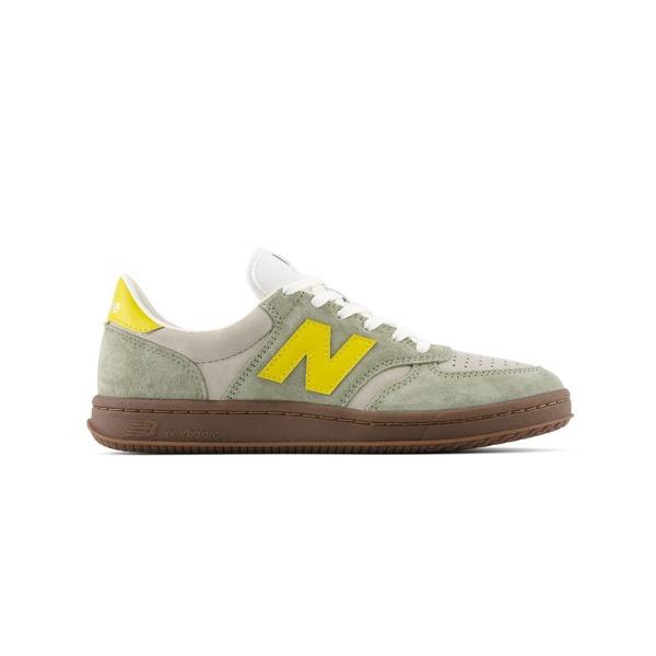 「New Balance」 ローカットスニーカー 23.0cm カーキ メンズ