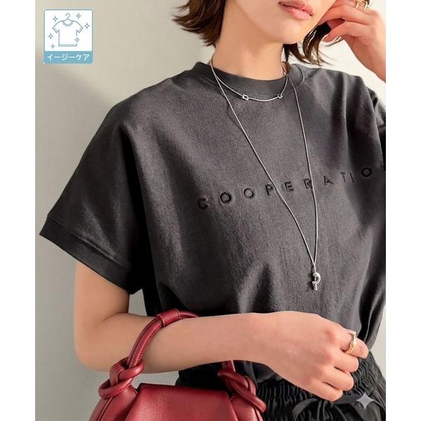 「Java」 半袖Tシャツ SMALL チャコール レディース