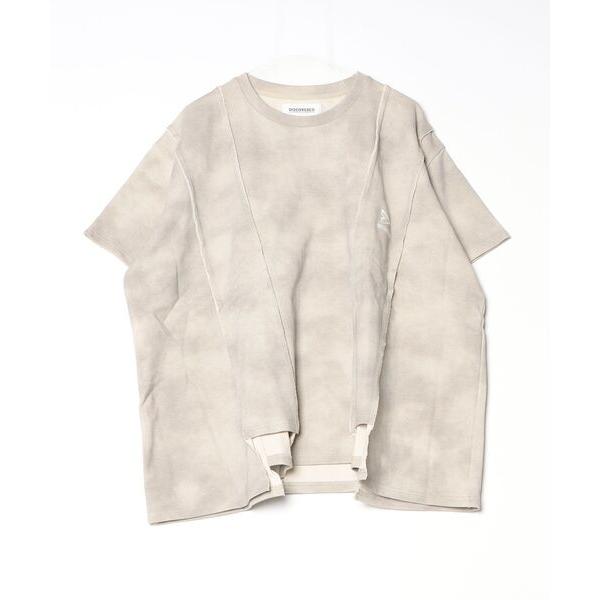 tシャツ 「DISCOVERED」DOCKING DAMAGE WIDE TEE メンズ