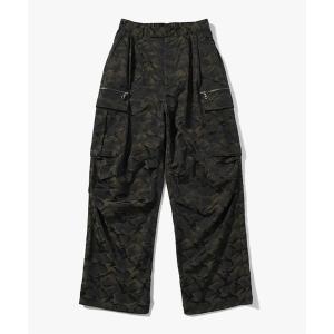ワイドパンツ カーゴパンツ 「JUHA」CAMOUFLAGE CARGO PANTS メンズ