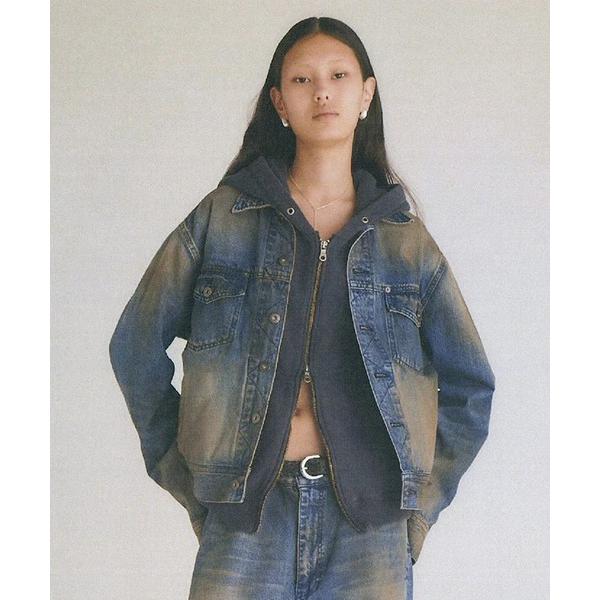 デニムジャケット gジャン 「JUHA」RUST SHORT DENIM JACKET メンズ
