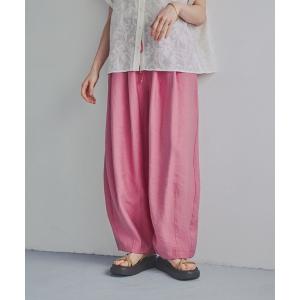 ワイドパンツ パンツ 「MARSALA」フィブリルイージーコクーンパンツ レディース