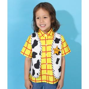 ブラウス シャツ ディズニー トイ・ストーリー ベスト付きなりきるシャツ 1877K キッズ 子供服 男の子 女の子