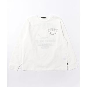 ラッシュガード 「RUSTY:ラスティー」キッズ水陸両用ラッシュロングTシャツ　ペアテックス素材　水着　スマイルマーク キッズ 子供 男の子 女の子