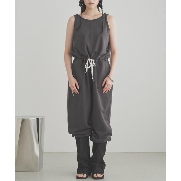 オールインワン Sweat jumpsuit／スウェットジャンプスーツ レディース
