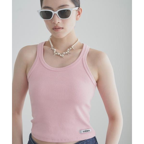 タンクトップ ノースリーブ Basic rib tanktop／ベーシックリブタンクトップ レディー...