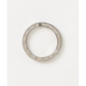 「BVLGARI」 スターリングシルバー キーホルダー - シルバー メンズ