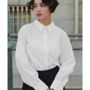 「titivate」 長袖ブラウス M オフホワイト レディース