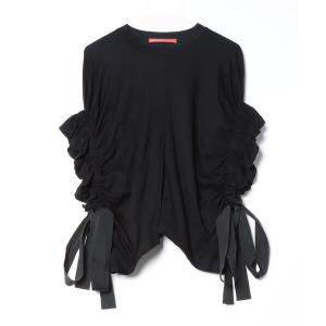 「mintdesigns」 半袖カットソー 2 ブラック レディース