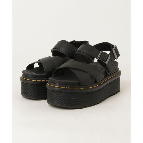 「Dr. Martens」 ヒールサンダル 4 ブラック レディース