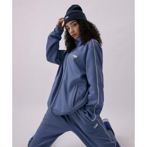 「FCMM」 ジャージブルゾン LARGE ブルー メンズ