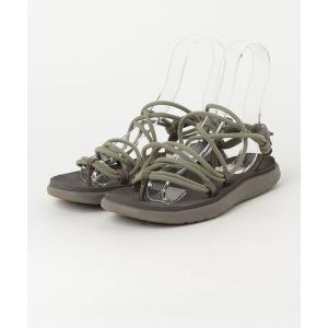 「Teva」 フラットサンダル W7 グリーン レディース