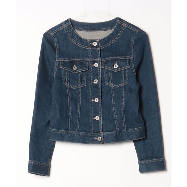 「NATURAL BEAUTY BASIC」 デニムジャケット SMALL ネイビー レディース