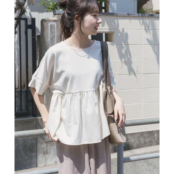 「ITEMS URBANRESEARCH」 長袖カットソー FREE オフホワイト レディース
