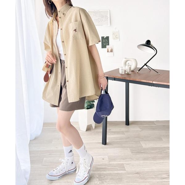 「Java」 半袖シャツ X-LARGE ベージュ レディース
