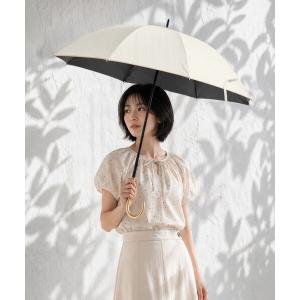 日傘 傘 軽量 「UVカット率・遮光率100%生地使用」レース柄軽量晴雨兼用長傘 日傘 レディース
