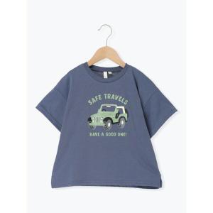 tシャツ 「吸水速乾」車プリントTシャツ キッズ 子供服 男の子 女の子