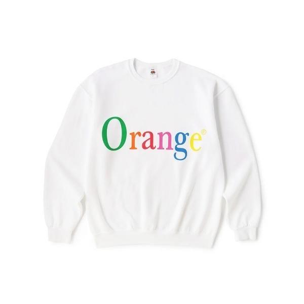 トレーナー スウェット bye A./バイエー/NOT APPLE SWEAT ORANGE メンズ...