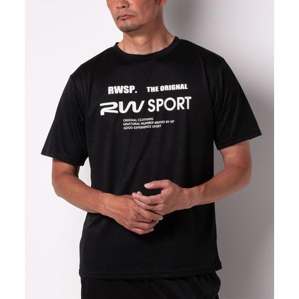 tシャツ (SA) ドライ ロゴ プリント 半袖 Tシャツ メンズ