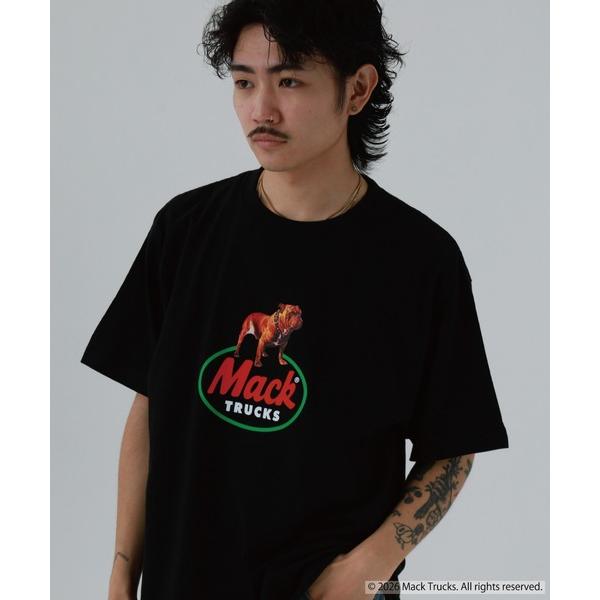tシャツ MACK TRUCKS HEAVY WEIGHT T-SHIRT ブルドック アメリカ 企...