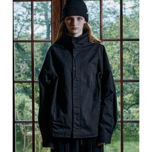 シャツ High neck twill  shirts/ハイネックツイルシャツ メンズ