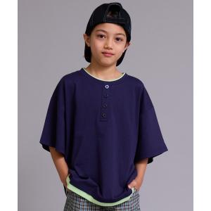 tシャツ 「90-160cm」「綿100%」レイヤード風 半袖 Tシャツ「PAIRMANON STREET」 キッズ 子供服 男の子 女の子