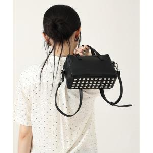 ショルダーバッグ バッグ ZOZO限定「STYLE CODE/スタイルコード」シボレザー調 ショルダー スタッズバッグ レディース メンズ