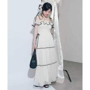 Pal elfy ワンピース 半袖 シアーチェックボウタイワンピース