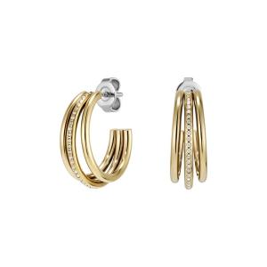 ピアス 「OLIVIA BURTON/オリビアバートン」トレンド - エバー スタックト クロー ゴールド フープ ピアス レディース