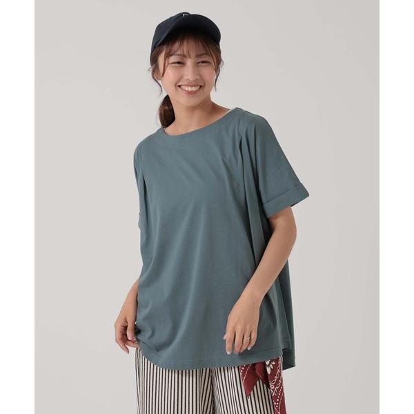 tシャツ 半袖 タックタックチュニック レディース