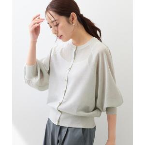 接触冷感 ショートカーディガン