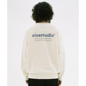 「VIVASTUDIO」 スウェットカットソー LARGE アイボリー メンズ