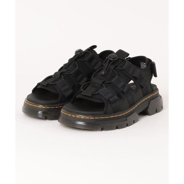 「Dr. Martens」 フラットサンダル MEDIUM ブラック レディース