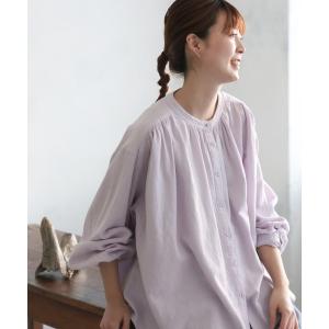 「soulberry」 長袖ブラウス M ラベンダー レディース