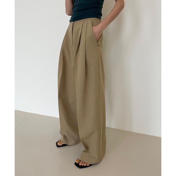 「Didot.showroom」 スラックス X-SMALL ベージュ レディース