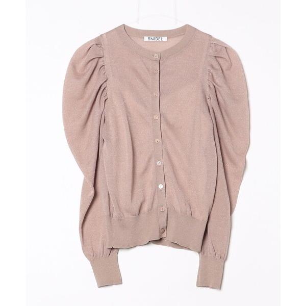 「SNIDEL」 ニットカーディガン ONE SIZE ベージュ レディース