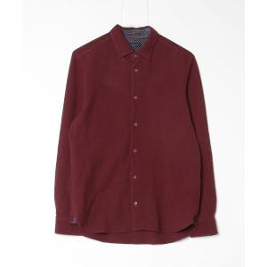 「Ted Baker」 長袖シャツ 3 ブラウン メンズ
