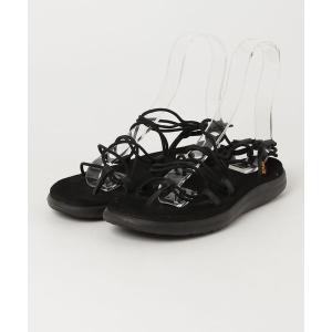 「Teva」 フラットサンダル W8 ブラック レディース